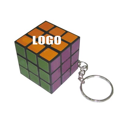 Mini Twist Cube with Keychain