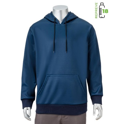 REPREVE® Men's Cotton Fleece Pullover Hoodie w/ Kangaroo Pocket & Antibacterial