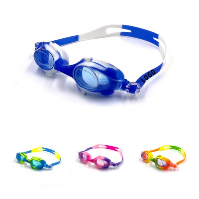 Anti-Fog Silicone Swimming Goggles For Kids