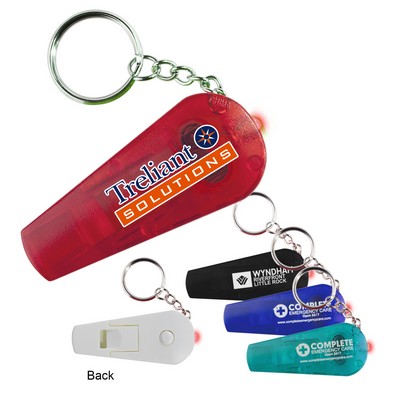 Whistle LED Flashlight with Keychain