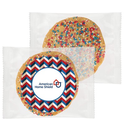 Gourmet Sugar Cookie with Patriotic Nonpareils