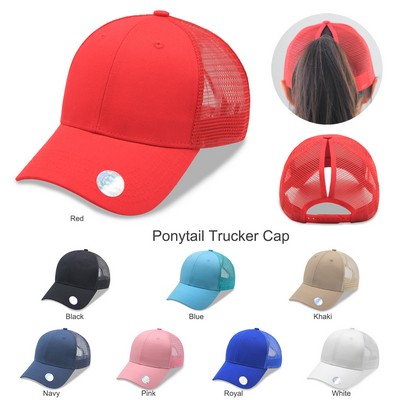 Ponytail Trucker Cap