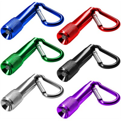 Mini Led Keychain Flashlight With Carabiner