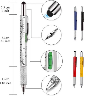 6 In 1 Cool Tool Pen/Gadget