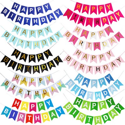 Happy Birthday Party Banner