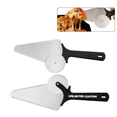 Pizza Cutter Cake Shovel Description: It is a helpful tool you can cut pizza and other food. The w