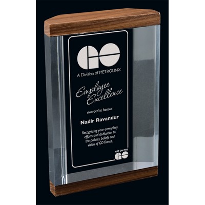 Clear & Solid Walnut Mackinac, Award Trophy, xx1