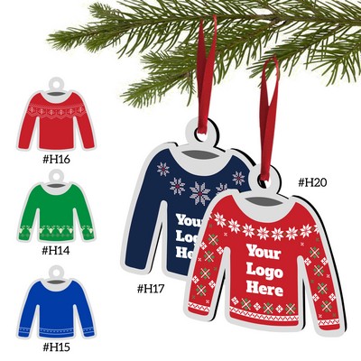 Full Color Christmas Ornament - Ugly Sweater