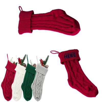 Knit Christmas Stocking