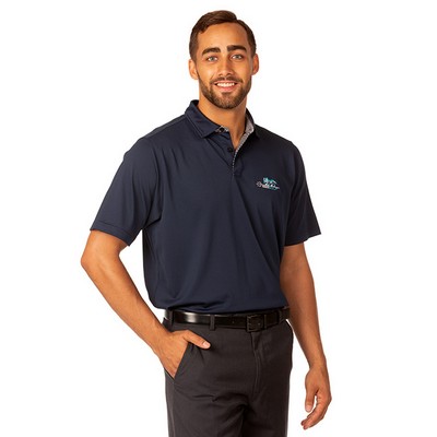 Zorrel® Men's Islington Syntrel™ Stretch Polo w/Stripe Accents