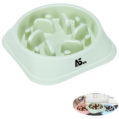 Non Slip Dog Slow Feeder Bowl