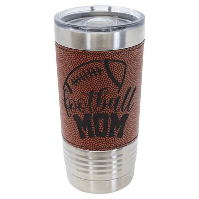 20 Oz. Polar Camel Football Vacuum Insulated Tumbler w/ Slide Lid