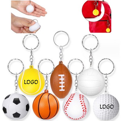 Stress Ball Key Chain