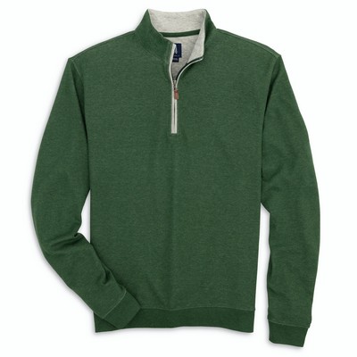 Johnnie-O® Men's "Sully" Quarter Zip Collegiate Pullover Shirt