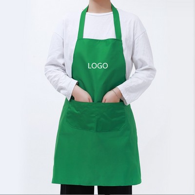 Waterproof Polyester Two Pocket Full Length Restaurant/Kitchen Cooking Apron