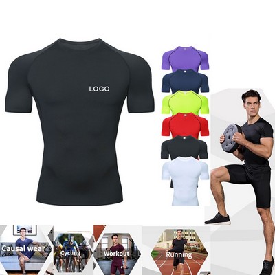 Custom Compression Workout Shirts for Men