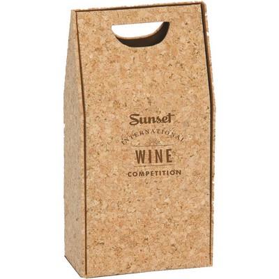 Signature Series Double Wine Bottle Box Cork