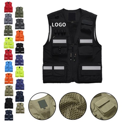 Quick Dry Nylon Outdoor Utility Fishing Vest