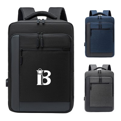 Smart Work Backpack with USB Charging Port