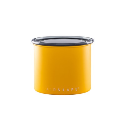 4" Matte Yellow Airscape® Coffee Canister Classic