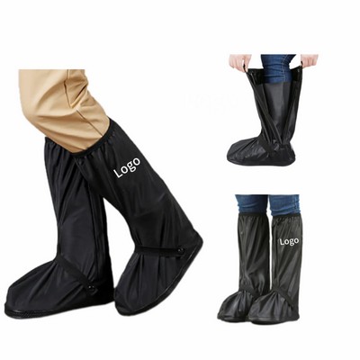 Foldable Rain Boot Shoe Covers with Zipper