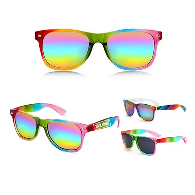 Neon Rainbow Sunglasses