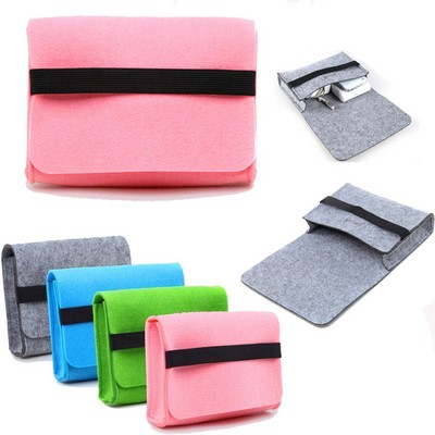 Felt Digital Storage Bag: Compact Organizer for Electronics