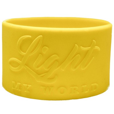 1.5 Inch Embossed Wristbands