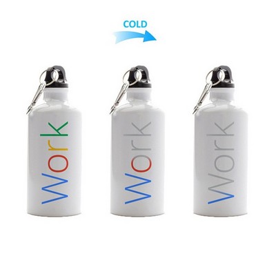 17 Oz. Logo Color Changing Aluminum Bottle