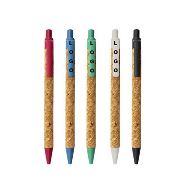 Eco Friendly Cork and Wheat Straw Pen