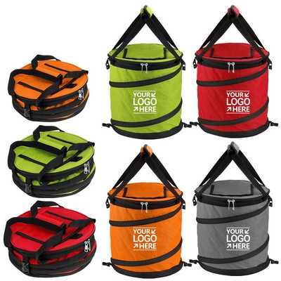 Pop Up Cooler Collapsible Insulated Tote Bag