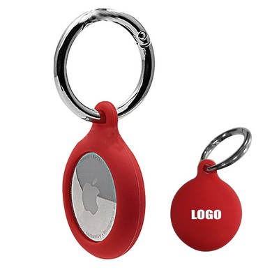 Silicone Airtag Holder Key Ring