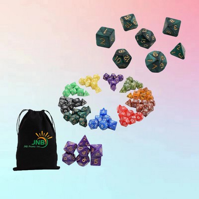 Polyhedral Tabletop Dice Set for RPGs