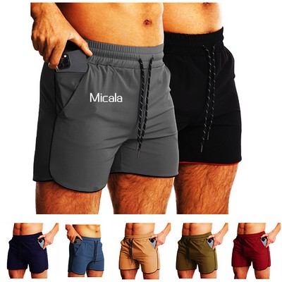 Mens Workout Athletic Shorts