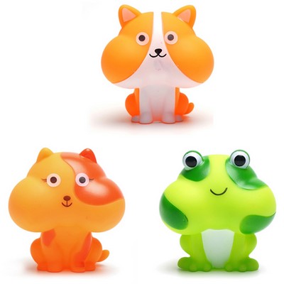 PVC Pinch Ball_Cartoon Animals 3 styles