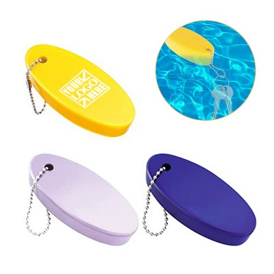 Floating Keychain For Boat Keys Oval Floating Keychain