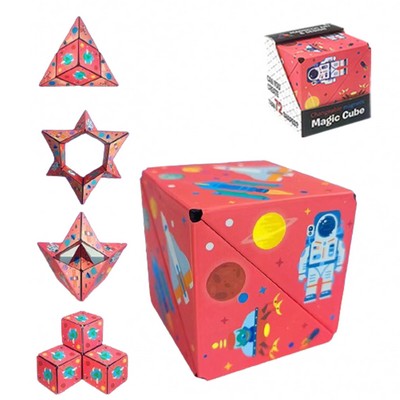 Geometric Magnetic 3D Puzzle Cube