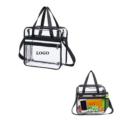 Clear Crossbody Messenger Shoulder Tote Bag