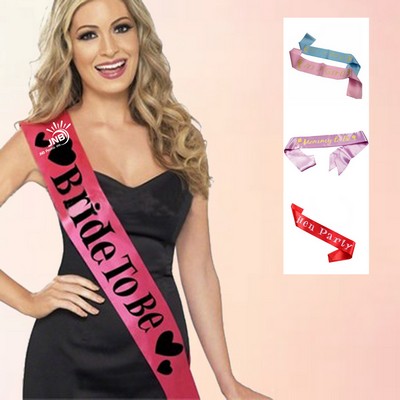 Pageant Sashes Customization