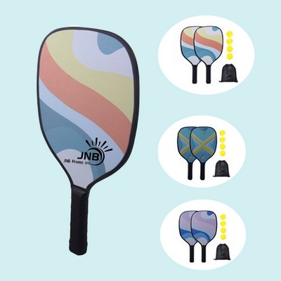 Durable Hardcover Pickleball Set