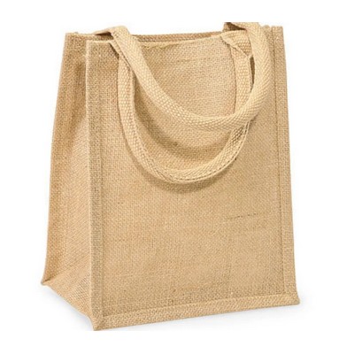 Burlap Tote Bag