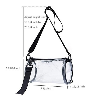 Clear Barrel Bag