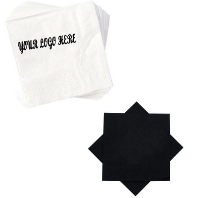 2-Ply White Digital Full Color Beverage Napkin