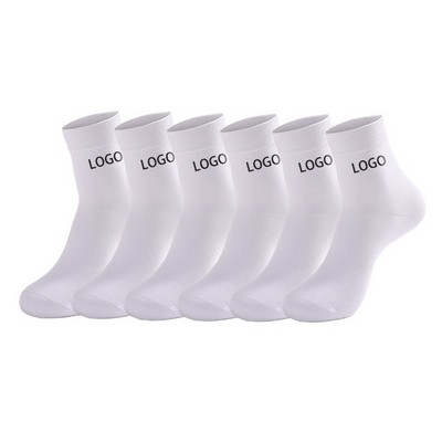 Casual Mid Calf Cotton Socks