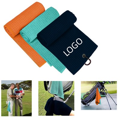 Golf Towels for Golf Bags with Clip