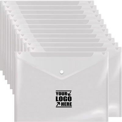 A4 Transparent Document Envelopes Folder