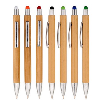 Advertising Eco-Friendly Bamboo Gift Touch Stylus Pen