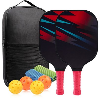 Pickleball Set with Rackets & Towel