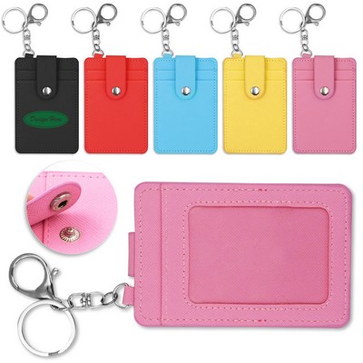 Colorful PU Leather ID Card Holders