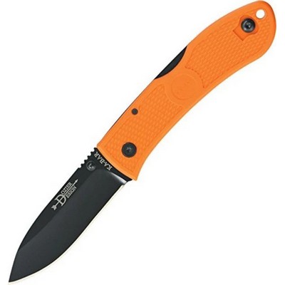 Blaze Orange Dozier Folding Hunter Knife